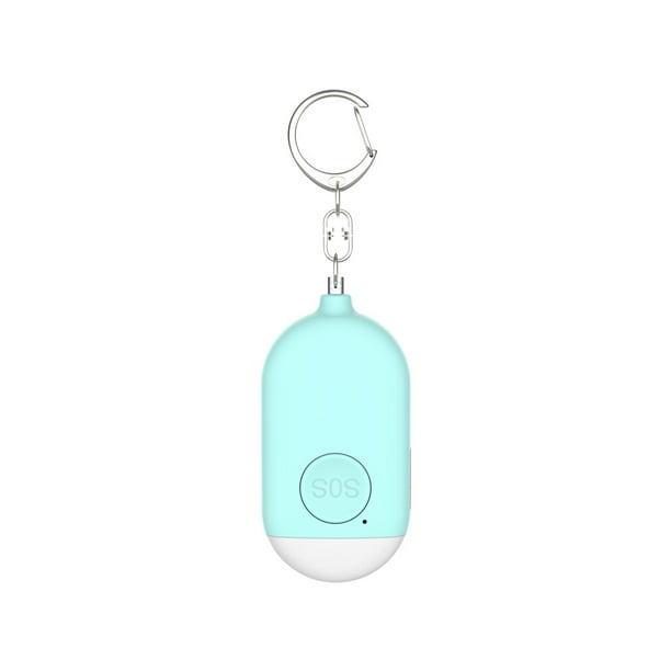 Alarmas personales Inteprter ABS 130db con pilas USB carga al aire libre mujeres llavero seguridad