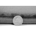 thumbnail image 2 of Clara Clark Bath Mat Bathroom Rug - Absorbent Memory Foam Bath Rugs - Non-Slip, Thick, Cozy Velvet Feel Microfiber Bathrug, Plush Shower, Toilet- Floor Bathmats Carpet - Gray - Contour Size 24"x20", 2 of 5