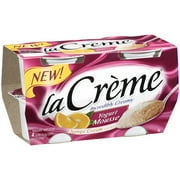 LA Creme: Orange Cream Flavored Yogurt Mousse, 10.40 oz