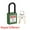 Green, variant on Uxcell 1-1/2'' Lockout Tagout Shackle Keyed Padlocks Nylon Green 1pcs