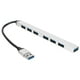 thumbnail image 3 of Hub USB de 7 puertos Aleación de aluminio 5 Gbps 1 USB3.0 6 USB2.0 Hub USB multipuerto de diseño simple Divisor, 3 of 10