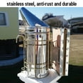 thumbnail image 4 of Fumigador de Colmena de Acero Inoxidable YF2056, Plata, 782g, 28.5x22.5x13cm, Incluye 1 Unidad, 4 of 6