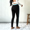 thumbnail image 5 of FRSASU Women's Joggers Elastic High Waist Yoga Sweatpants Drawstring Slim Fit Casual Workout Pants Green, 5 of 7