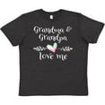 thumbnail image 3 of Inktastic Grandma and Grandpa Love Me- Heart Grandchild Youth T-Shirt, 3 of 5