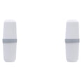 thumbnail image 4 of Matsuzay Estuche desmontable para cepillos de - Liviano Fácil de transportar Ahorro de espacio Hecho de plástico de alta PP Vaso para cepillos blanco 2Conjunto, 4 of 6