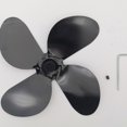 thumbnail image 2 of 4-blade Fireplace Universal Fan Blade Fan Heat Powered Five Star Shape, 2 of 4