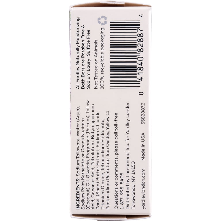 Yardley London Lemon Verbena Bath Bar, 4.25 oz photo 5