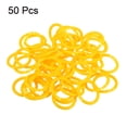 thumbnail image 3 of Unique Bargains 1.1' OD 0.8' ID Loose Leaf Rings Binder Ring Plastic for Book DIY Scrapbook Notebook, Yellow 50 Pack, 3 of 5