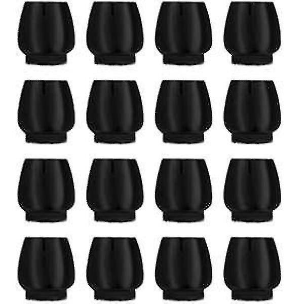 Paquete de 16 Pies de muebles de silicona QUANZHOUTIANDI Protector de piso negro