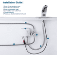 thumbnail image 3 of Wowow Touchless Bathroom Faucet - Modern Automatic Bathroom Sink Faucet 1 or 3 Hole, 3 of 7