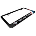 thumbnail image 3 of Ford Mustang 3d Emblem with Stripe Black Metal License Plate Frame, 3 of 6