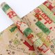 thumbnail image 1 of 10 pcs Christmas Kraft Wrapping Paper Roll - 50X70CM per sheets, for Christmas, New Year Celebration, Holiday, 1 of 5
