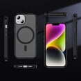 thumbnail image 3 of Allytechgroup Carbon Fiber Case for iPhone 15, Slim Lightweight Magnetic Back Cover Support Wireless Charging Non-Slip Shockproof Anti-Scratch for iPhone 15 Women Men, Lightblack, 3 of 9