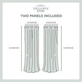thumbnail image 5 of Exclusive Home Curtains Twig Insulated Room Darkening Blackout Grommet Top Curtain Panel Pair, 54x96, Charcoal, 5 of 7