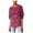 Red - cyb, variant on Kensie Womens Flounce Knit Blouse, Red, Medium