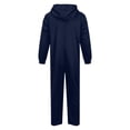 thumbnail image 6 of Norvella Kids Hooded Jumpsuit Solid Long Sleeve Zip Front Straight Leg Relaxed Fit Coverall One Piece Everyday Outfit, 6 of 7