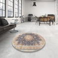 thumbnail image 4 of Ahgly Company Machine Washable Indoor Rectangle Traditional Desert Sand Beige Area Rugs, 2' x 5', 4 of 7