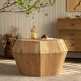 thumbnail image 6 of BSHTI 31.50" Octagonal Wooden American Retro Style Coffee Table, 6 of 19