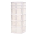 thumbnail image 6 of Homz Plastic 6 Clear Drawer Medium Home Storage Container Tower (2 Pack), 6 of 6