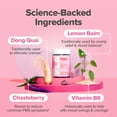 thumbnail image 4 of O Positiv FLO PMS Vitamin Gummies for Hormonal Breakouts, Bloating, Cramps, and Mood Swings, 60 Count, 4 of 10