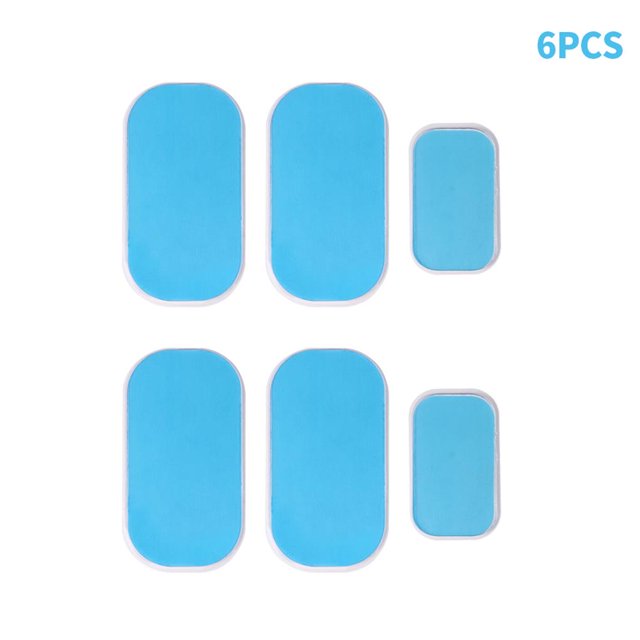 Greeniant Juego de adhesivos de hidrogel para almohadillas de repuesto para entrenadores Gimnasios en casa 6 piezas Greeniant OD009972-01