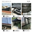 thumbnail image 4 of Holloyiver 6.6 x 6.6 Inches Outdoor Black Sun Shades Canopy, Waterproof UV Block Protection, 4 of 8