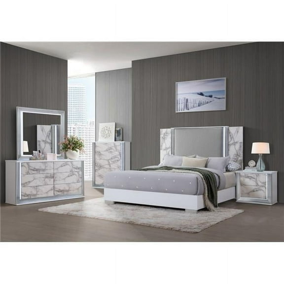 Global Furniture Modern King Bed Group Set