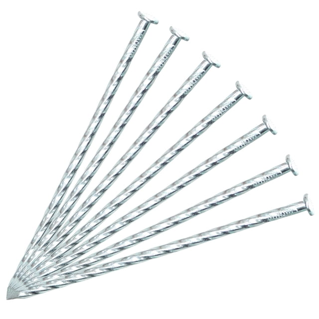 Anclajes en espiral para bordes de paisajes Garden Stakes, 6 pulgadas, paquete de 50