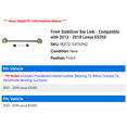 thumbnail image 2 of Front Stabilizer Bar Link - Compatible with 2013 - 2018 Lexus ES350 - Moog, 2 of 2