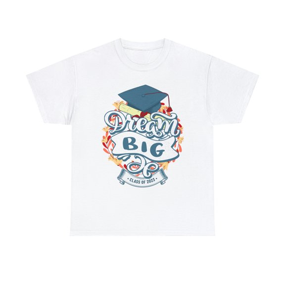 Cypher Sage Dream Big 2023 Graduation Short Sleeve White Shirt