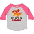 thumbnail image 3 of Inktastic Big Brother Cute Red and Orange Dragon Boys Toddler T-Shirt, 3 of 5