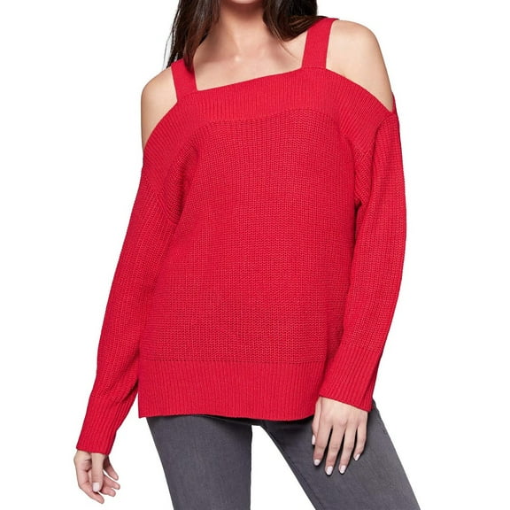 Sanctuary Women's Large Cold Shoulder Knitted Sweater