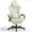 PU Leather-Beige, variant on Huracan Velvet Fabric Gaming Chair for Adult Adjustable Height Video Gamer Chair with Footrest&Massage Lumbar Cushion High Back Computer Deak Chair for Office Home,Black+Purple