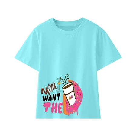 

Girls Graphic Tees Mom I Want The Toddler Boys Shirt Last Nerve Shirt Mothers Day Gift Soild Trendy Girl T-Shirts Y2K