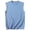 Z537 Sky Blue, variant on Landzoo Vest For Men Solid Color Sleeveless Crew Neck Undershirt Summer Comfortable Men Tank Tops Size L Blue