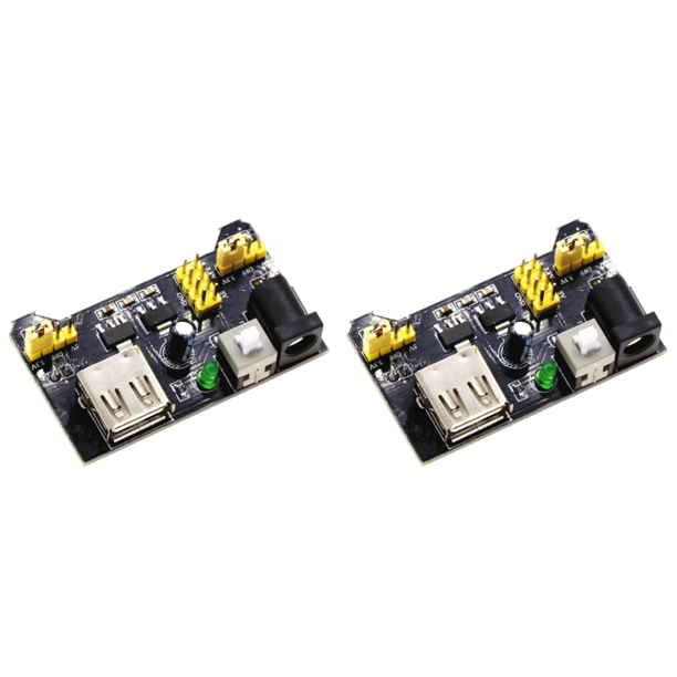 Likrtyny Módulo Alimentación Placa Pruebas Módulo Alimentación Dedicado 3 3 V 5 V para Placa Pruebas MB102