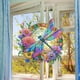 thumbnail image 1 of HWRETIE Kit de corona de pintura de diamantes acrílicos,arte de diamantes de imitación de bricolaje,forma especial,decoración colgante de ventana,kit de artesanía de pared para jardín y hogar, 1 of 9