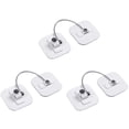 thumbnail image 1 of Cerradura para refrigerador, cerraduras para congelador con llave para seguridad infantil, cerradura para refrigerador y gabinetes, paquete de 3, 1 of 5
