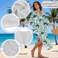 thumbnail image 4 of XYZCANDO Women Kaftan Dresses Plus Size Bathing Suit Cover Up Fish Camo Caftan Beach Dress for Swimwear Summer Casual Dress Loose Batwing Sleeve Beach Cover Up for Vacation Pool Party, 4 of 7