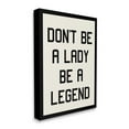 thumbnail image 4 of Stupell Industries Lady Legend Phrase Inspirational Painting Gallery Wrapped Canvas Print Wall Art, 30 x 40, 4 of 8