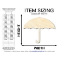 thumbnail image 2 of Unfinished Wood Umbrella Shape | Spring Rain | DIY Craft Cutout 5" / 1/2", 2 of 4