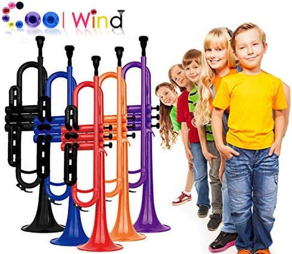 Cool Wind CTR-200 Series Plastic Bb Trumpet Orange
