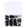 thumbnail image 1 of S SERENABLE 158pcs Motorcycle Windscreen Fairing Bolt Kit Fastener Clip Screw Retainer Black, 1 of 9