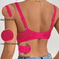 thumbnail image 6 of Hrsba Lace Bras for Women Underwire Push Up Racerback Breathable Lightweight Daily Wear Soft Flexible Support Structure, 6 of 7