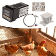 thumbnail image 4 of Termostato Digital PID, Controlador De Temperatura Impermeable AC100V-240V Antioxidante Multifuncional Para Granja ANGGREK  Otros, 4 of 8
