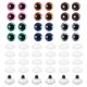thumbnail image 1 of Ojos de seguridad brillantes Uxcell de 18 mm, 36 piezas de ojos de seguridad coloridos para ganchillo, 6 colores, 1 of 7