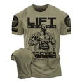 thumbnail image 2 of Camiseta de entrenamiento completa con estampado 3D, divertida camiseta de gimnasio, camiseta de manga corta de algodón de alta calidad para hombre, camiseta de hombre duro, 2 of 4