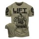 thumbnail image 2 of Camiseta de entrenamiento completa con estampado 3D, divertida camiseta de gimnasio, camiseta de manga corta de algodón de alta calidad para hombre, camiseta de hombre duro, 2 of 5