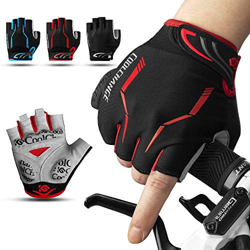 CoolChange Cycling Gloves MTB Bike Half Finger Gloves Fingerless Sports Gloves 