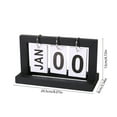 thumbnail image 2 of Wooden Desktop Calendar 2026,Daily Perpetual Standing Flip Calendar Countdown Anniversary Daily Desktop Calendar Farmhouse Desk Accessories for Home Office Decor,Foldable and Reusable, 2 of 6